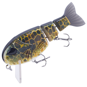 HERCULES Multi-jointed Floating Lure with Soft Tail Fishing Lures